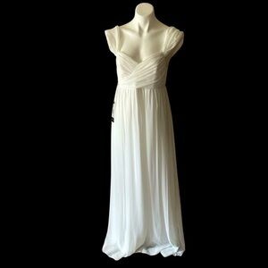 Ever Pretty White Sleeveless Maxi Dress Size S/4